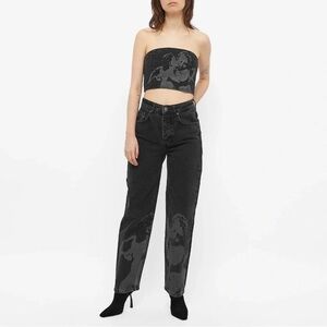 NWT Women’s Ksubi The Brooklyn Jean High Lovers Black Size 29